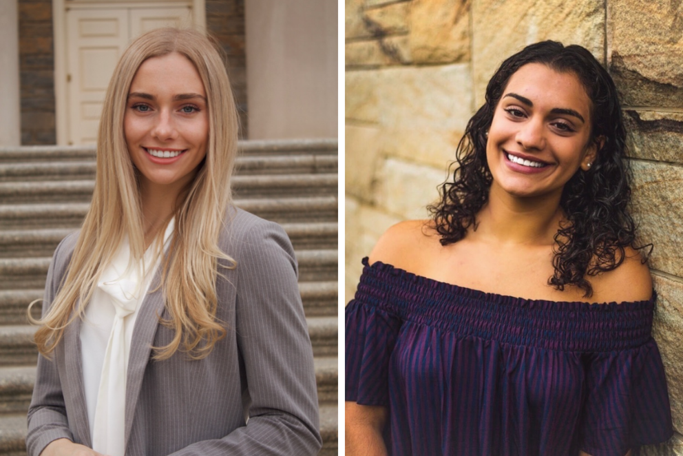 Morgan Keim (left) and Jacqueline Saleeby (right)